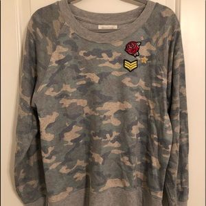 Treasure and Bond Camo Sweatshirt
